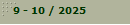 9 - 10 / 2025